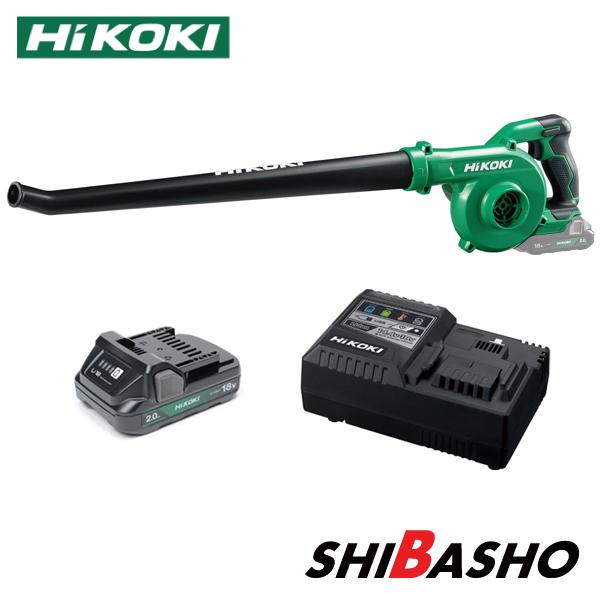 HiKOKI ハイコーキ 18V コードレスブロワ RB18DC  (BCL) リチウムイオン電池 ...