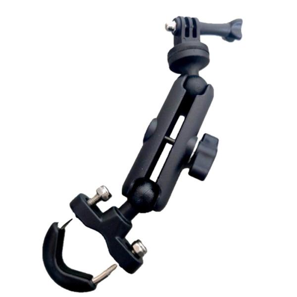 MOTOWOLF バイクカメラホルダー ゴープロアダプター 自由雲台  ハンドルマウント バークラン...