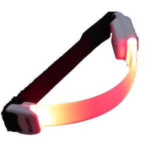 ジェントス セーフティライト 3色LED アームバンド 充電式 生活防水 GENTOS SL-A01R｜しーま商店ヤフー店