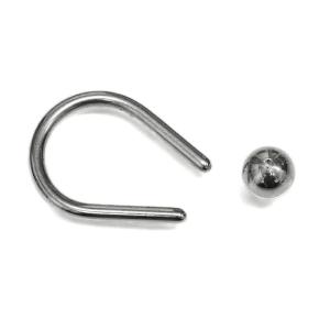 ボディピアス 14G 梨型キャプティブリング ...の詳細画像2