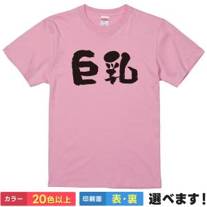 おもしろTシャツ 巨乳 無地 メンズ レディース 半袖Tシャツ パロディ プレゼント ネタ 貧乳