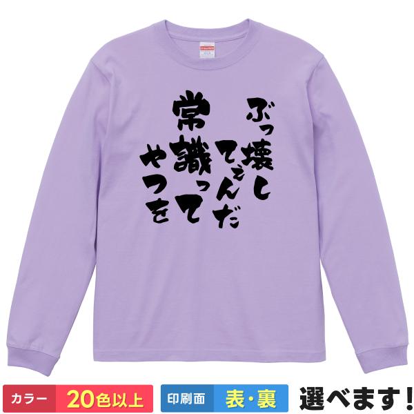 おもしろTシャツ  ぶっ壊してぇんだ常識ってやつを 無地 メンズ レディース キッズ  ボーボボ