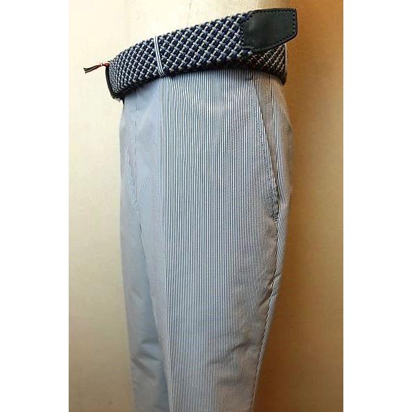 ラウラフェリーチェ Laura Felice カジュアルパンツ サックスブルー 春夏新作 メンズウェ...