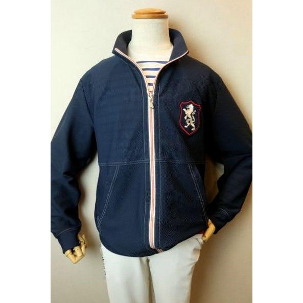 ラウラフェリーチェ Laura Felice ブルゾン ネイビー 春夏新作 吸汗速乾 ラッセルメッシ...