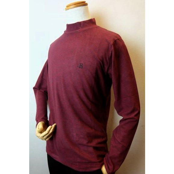 セール５０％ＯＦＦ コードビー CODE:B ハイネック レッド 秋冬新作 カットソー MIP バラ...