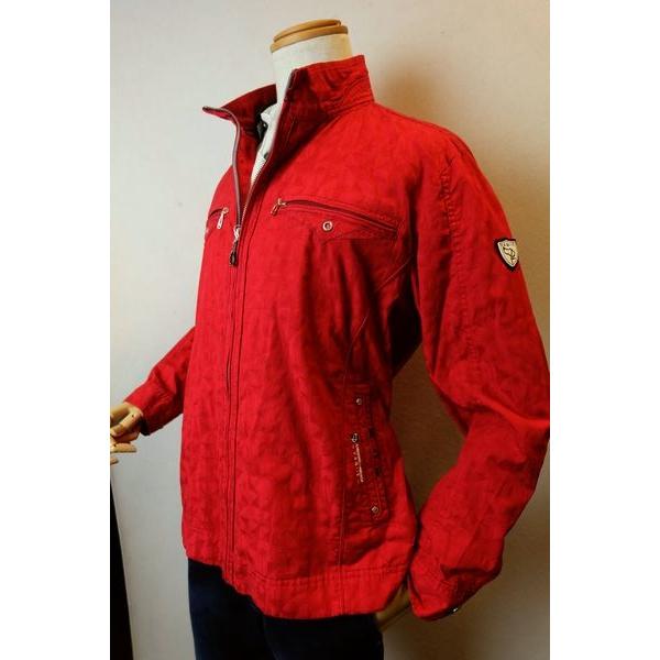 セール６０％ＯＦＦ バジエ ブルゾン レッド 春夏アウトレット現品限り品 メンズウェア VAGIIE