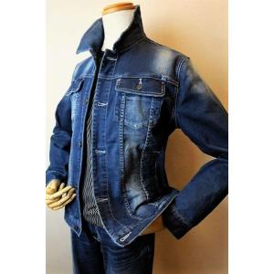 barassi バラシ レザー ジャケット 羊革 サイズM 水色系 ポリエステル