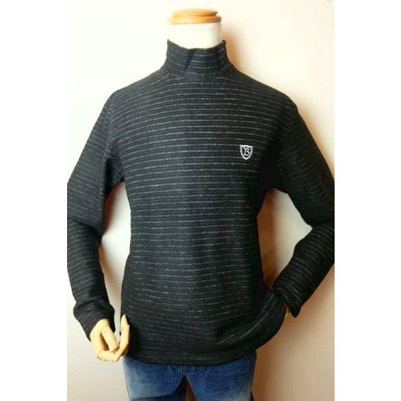 セール３５％ＯＦＦ コードビー CODE:B ハイネック ブラック 秋冬新作 カットソー 起毛 バラ...