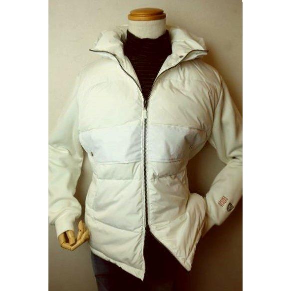 セール３５％ＯＦＦ コードビー CODE:B ダウンジャケット ホワイト 秋冬新作 スウェット バラ...