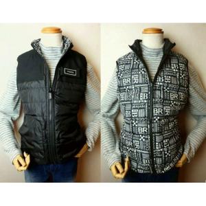 セール３５％ＯＦＦ コードビー CODE:B ダウンベスト ブラック 秋冬新作 リバーシブル バラシ...
