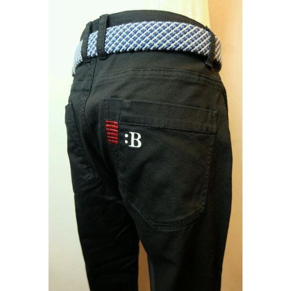 セール３５％ＯＦＦ コードビー CODE:B ストレッチパンツ ブラック ３シーズン定番品 カジュア...