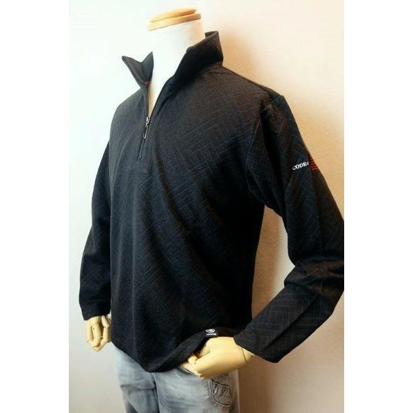 セール３５％ＯＦＦ コードビー CODE:B カットソー ブラック 秋冬新作 ロングＴシャツ ジャガ...