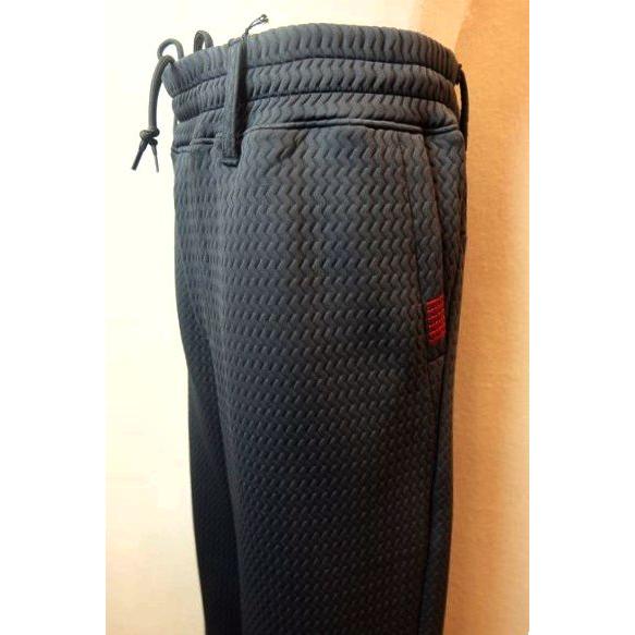 セール３５％ＯＦＦ コードビー CODE:B イージーパンツ ブラック 秋冬新作 ウェーブキルト生地...