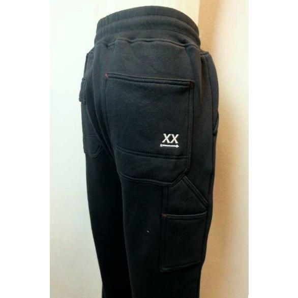 コードビー CODE:B ペインターパンツ スウェットパンツ ブラック 春夏新作 カジュアルパンツ ...