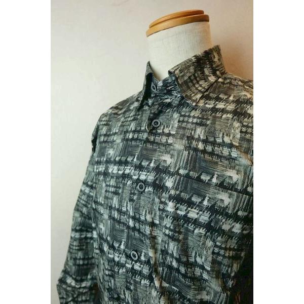 コードビー CODE:B カジュアルシャツ グレー オールシーズン定番品 トルコ製生地 ボタンダウン...