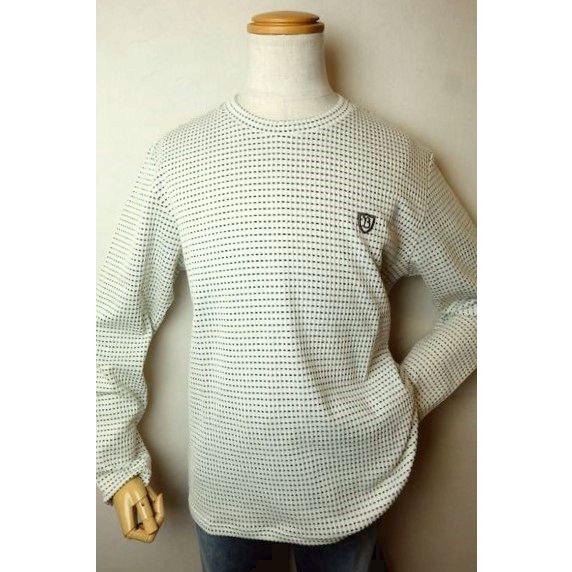 コードビー CODE:B ロングＴシャツ オフホワイト オールシーズン定番品 カットソー ニットロン...