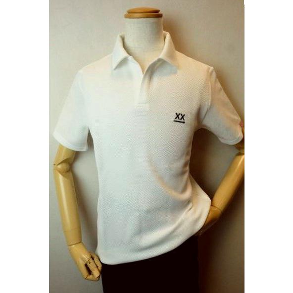 コードビー CODE:B 半袖ポロシャツ ホワイト 春夏新作 カットソー ニット スキッパーポロ バ...