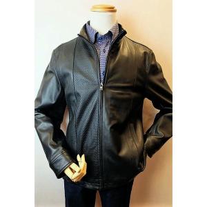 セール35％OFF PRANDI レザーダウンジャケット ボルドー