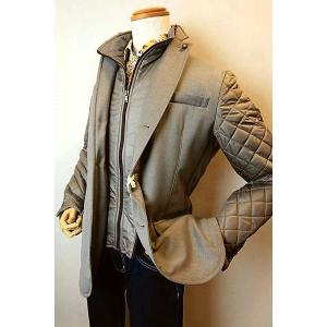 セール35％OFF PRANDI レザーダウンジャケット ボルドー