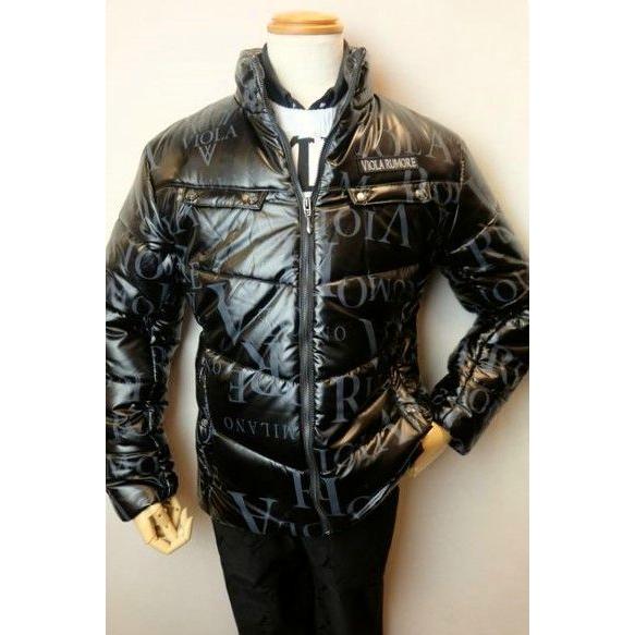 セール４７％ＯＦＦ ヴィオラ VIOLA 中綿ジャケット ブラック 秋冬新作 ブルゾン シャイニー生...
