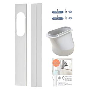 窓用ダクトパネル エアコンウィンドウアダプタ ウィンドウシーリングプレート2枚セット エアコンウィンドウシールドセット ウィンドウアダプタ ほとんどエアコン