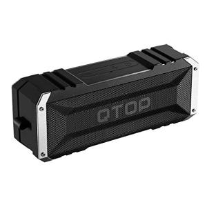 防水Bluetoothスピーカー 20W＆高圧洗浄機 Qtop Bluetoothスピーカー 20W出力 デュアルドライバー/IPX4防水防塵