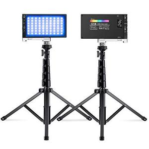 LED ビデオライト Pixel G1S RGB 撮影用照明ライトセット Type-C充電式 3200mAh 2500K-8500K 12W CRI9の商品画像
