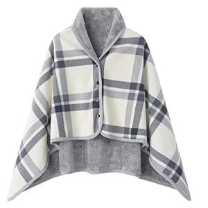 Lilyan ひざ掛け ブランケット 大判 着る毛布 軽量 厚手 吸湿発熱 ４way フランネル 80*13０cm 防寒対策 防静電気 オールシーズンの商品画像