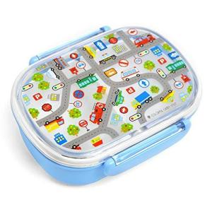 なかよしフレンズのSmileランチボックス 集まれいろんなくるま 日本製 N5800500 お弁当 給食 お弁当箱 弁当箱