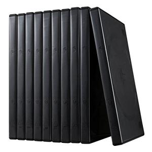 DVD トールケース　黒　97枚 サンワダイレクト DVDケース 2枚収納 10枚セット DVD トールケース