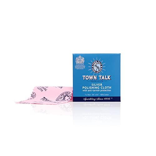 TOWN TALK タウントーク) シルバー製品用　シルバーポリッシュクロス　7.0*14.0cm