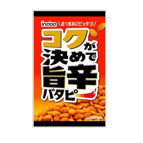 稲葉ピーナツ コク旨辛バタピー 80g*12袋