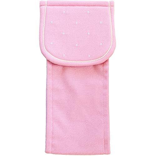 オカ ペーパーホルダーカバー ピンク 約34cm*17cm*2cm ピュアコロン ミュー (水玉 ベ...