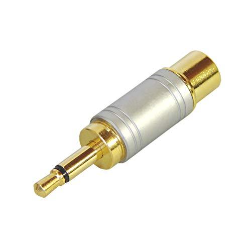 [フジパーツ] ピンプラグ RCA をと3.5mm ミニプラグ に変換 変換プラグ AD-624