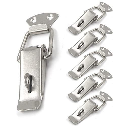 Friendship パッチン錠 ステンレス製 トグルラッチ スプリング式 掛け金 ボックスバックル...