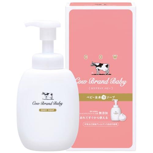 カウブランドベビー 全身泡ソープ ポンプ付 400mL 食品成分90％ 目にしみにくい 低刺激
