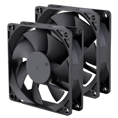 GDSTIME 2PCS 80 mmx20 mm 12V DC 換気扇 冷却器 軸流 冷却ファン ガ...