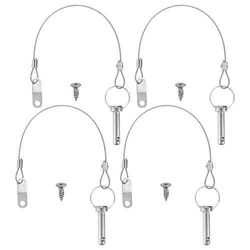 M METERXITY 4パックのクイ ックリリースピン 直径5/16インチ 8mm  使用長1.1...