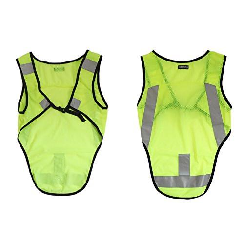 SCGEHA  ブルべ 反射ベスト 夜間 ナイトライド 自転車 ランニング ジョギング ウォーキング