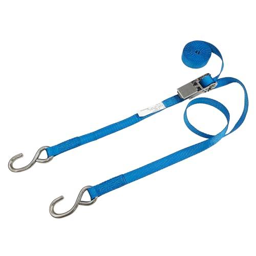 SK11(エスケー11) ステンレスラチェット式ベルト荷締機 ベルト幅25mm*4.5m オープンフ...