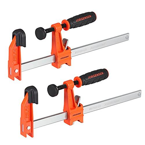 JORGENSEN Fクランプ クランプ 最大締付力136kg 口開き200mm DIY工具 木工 ...