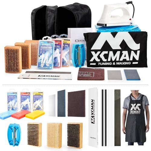 XCMAN スキー・スノーボード チューニング＆ワクシングキット ワクシングアイロン、ユニバーサルワ...