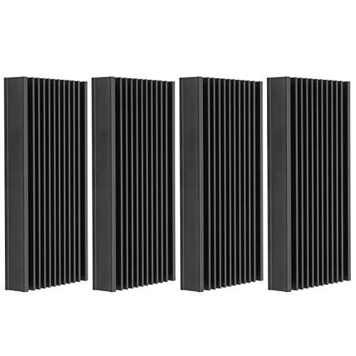 Fafeicy 4個の アルミニウムヒートシンク小型クーラーヒートシンクモジュール電子機器用 冷却フ...