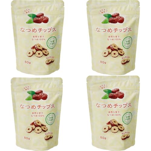 なつめチップス 80g*4袋
