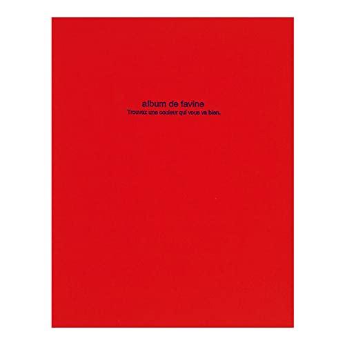 ナカバヤシ ファイル フエルアルバム ドゥファビネ A4 レッド アH-A4D-161-R