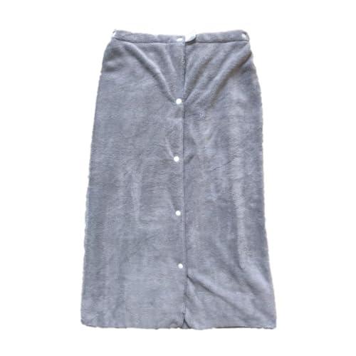 [ユーエイチオリジナル] ラップタオル 80cm 吸水速乾 マイクロファイバー グレー ネームタグ付...