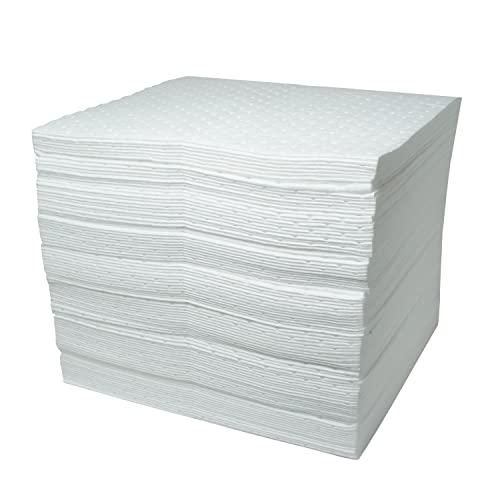 小野商事 オイル吸着マット 100枚入り 厚み4mm 40cm*50cm 油拭きマット オイルマット...