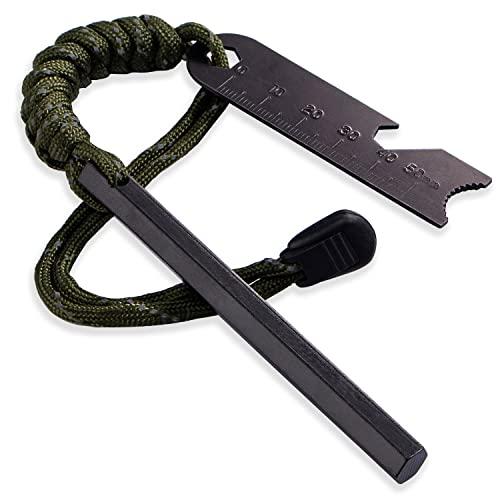 Ganydet ファイヤースターター 極太 ヘキサ型 フェロセリウム 六角 大きいサイズ 長い メタ...