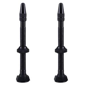 Azarxis チューブレス バルブ 仏式 40mm 60mm フレンチバルブ 自転車 バイク バルブエクステンダー マウンテンバイク ロードバイク MTB クロスバイク キャップ付