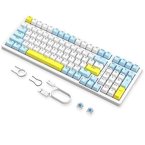 ZIYOULANG K3MAXメカニカル ゲーミング キーボード ホットスワップ対応 有線 96% ...